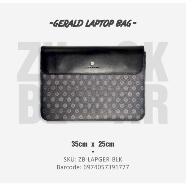 ZUCK BEAR laptop bag GERALD black
