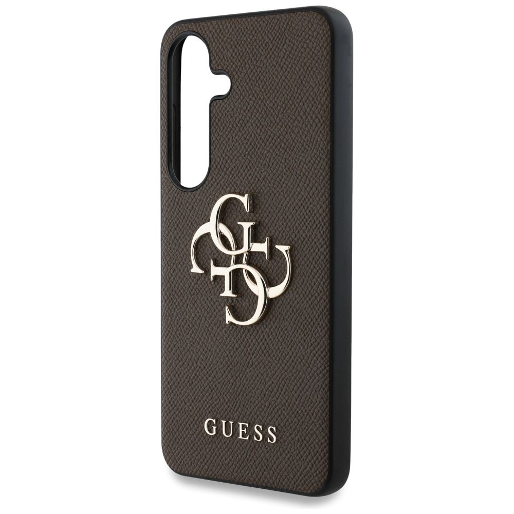Θήκη Κινητού GUESS SAMSUNG S25 PU Grained Big 4G Logo Καφέ