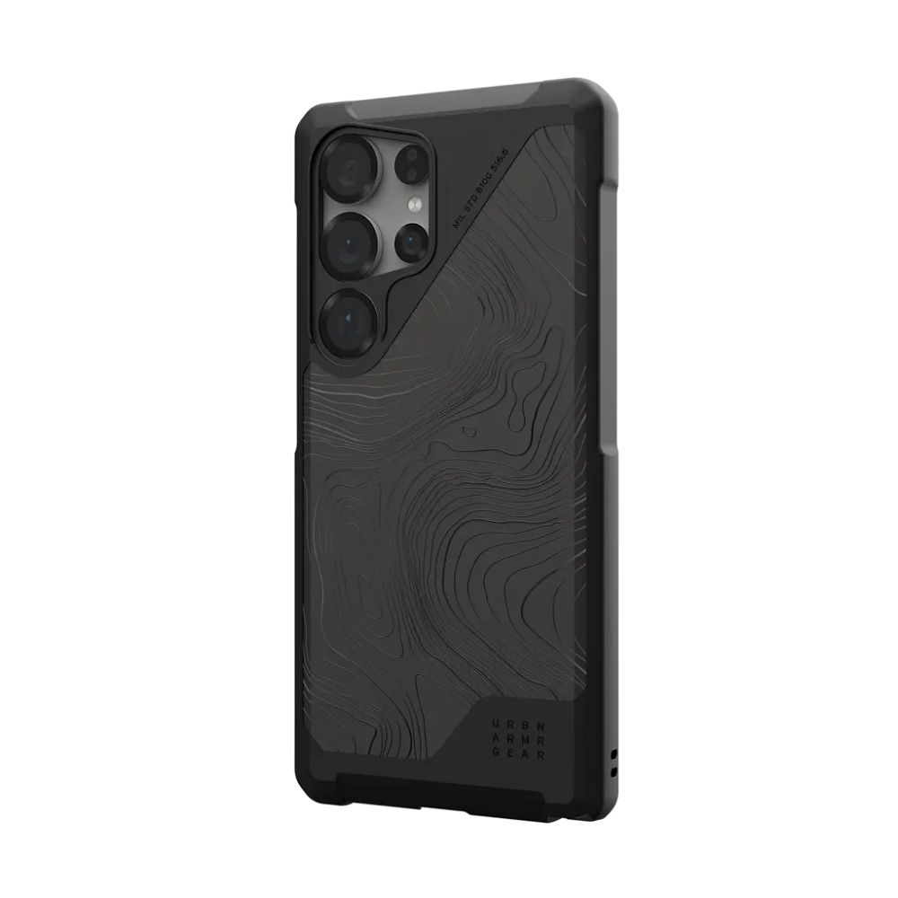 Θήκη UAG Metropolis LT Magnet Samsung S25 Ultra 5G - Μαύρη Τοπογραφία