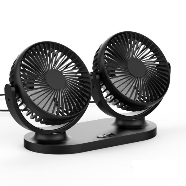 7fbd4380f43fcc74e4f6a2185d983de7 Dual car fan powered by USB black