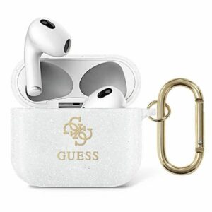GUESS case for APPLE AirPods 3 GUA3UCG4GT (Glitter Collection) transparent