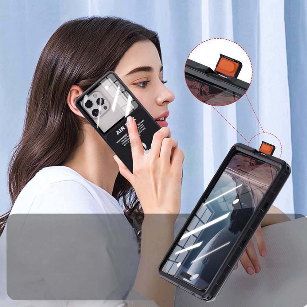 Waterproof case SHELLBOX AIRBOX MAX 6.9 universal black