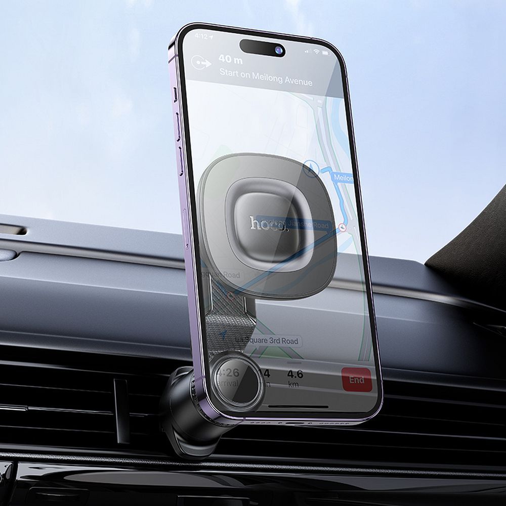 HOCO magnetic car holder for air vent H74 black metal gray