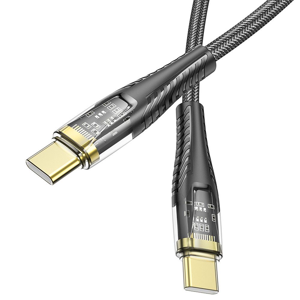 HOCO cable Type C to Type C 3A 60W U121 1,2 m black