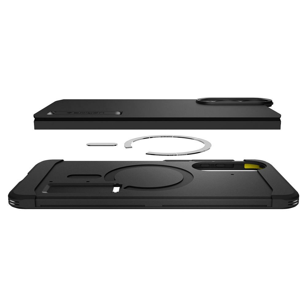 SPIGEN case TOUGH ARMOR compatible with MagSafe for SAMSUNG S25 Edge black