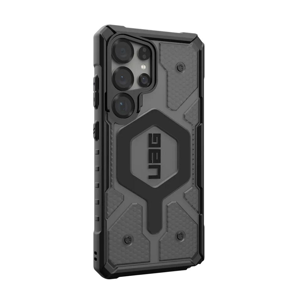 UAG Urban Armor Gear case PATHFINDER CLEAR MAGNET with built-in magnet for SAMSUNG S25 Ultra 5G ash