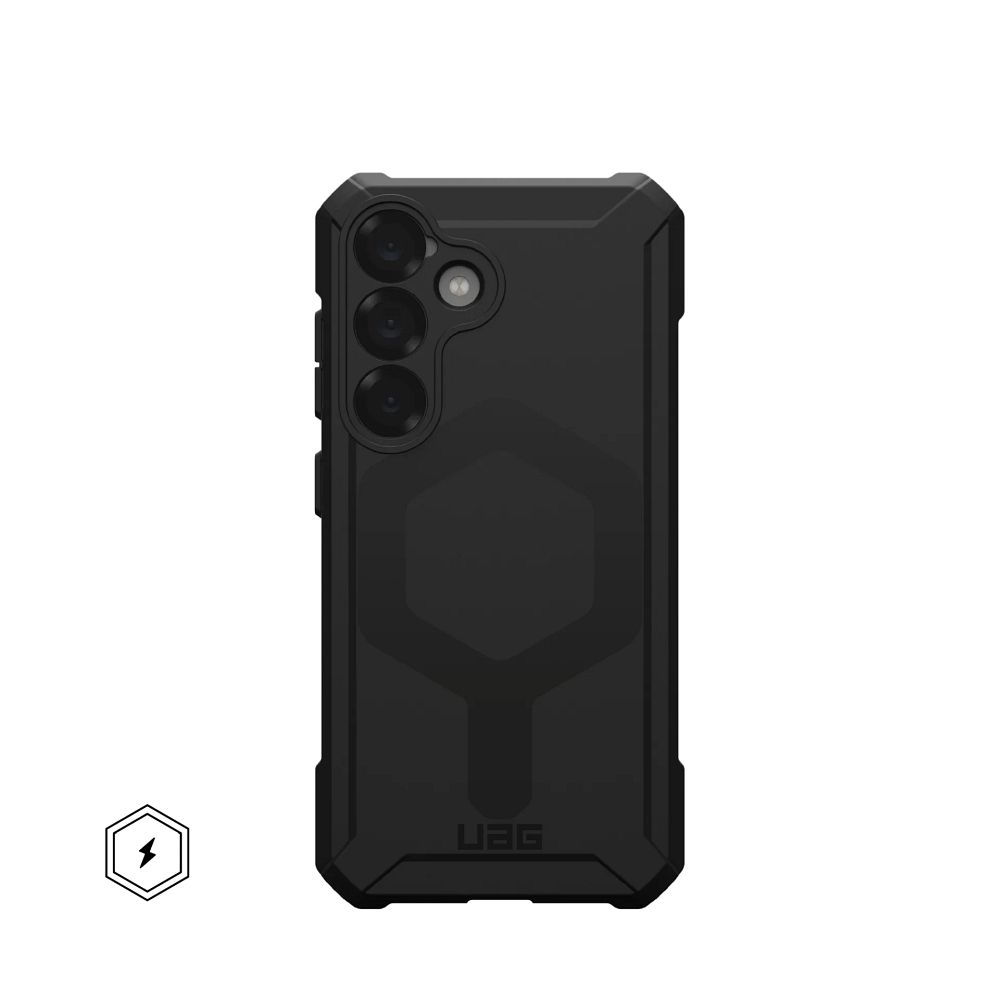 UAG Urban Armor Gear case ESSENTIAL ARMOR MAGNET with built-in magnet for SAMSUNG S25 5G black