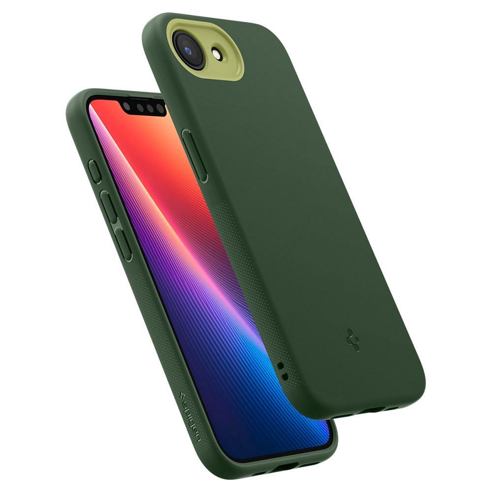 SPIGEN case NANO POP MAG compatible with MagSafe for IPHONE 16e avo green