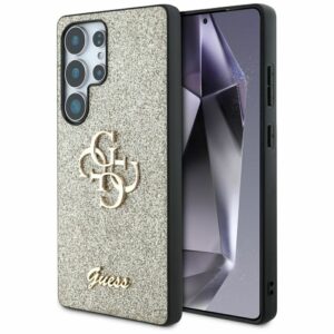 Θήκη Κινητού GUESS Glitter Big 4G Gold για Samsung S25 Ultra