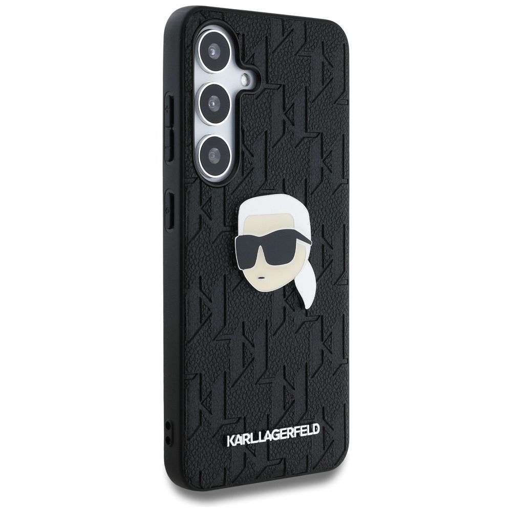 KARL LAGERFELD case for SAMSUNG S25 Plus KLHCS25MPGKLKIPK (PU Monogram K. Head Pin) black