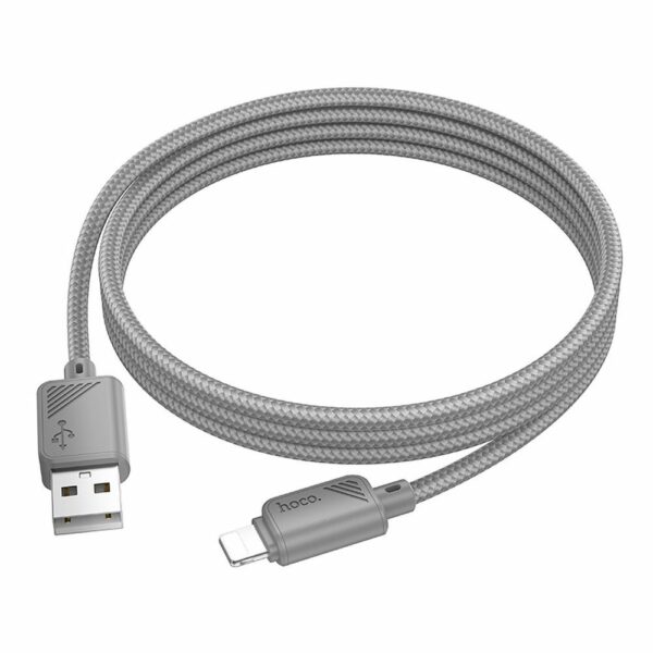 HOCO cable USB A to Lightning 2,4A X113 1 m gray
