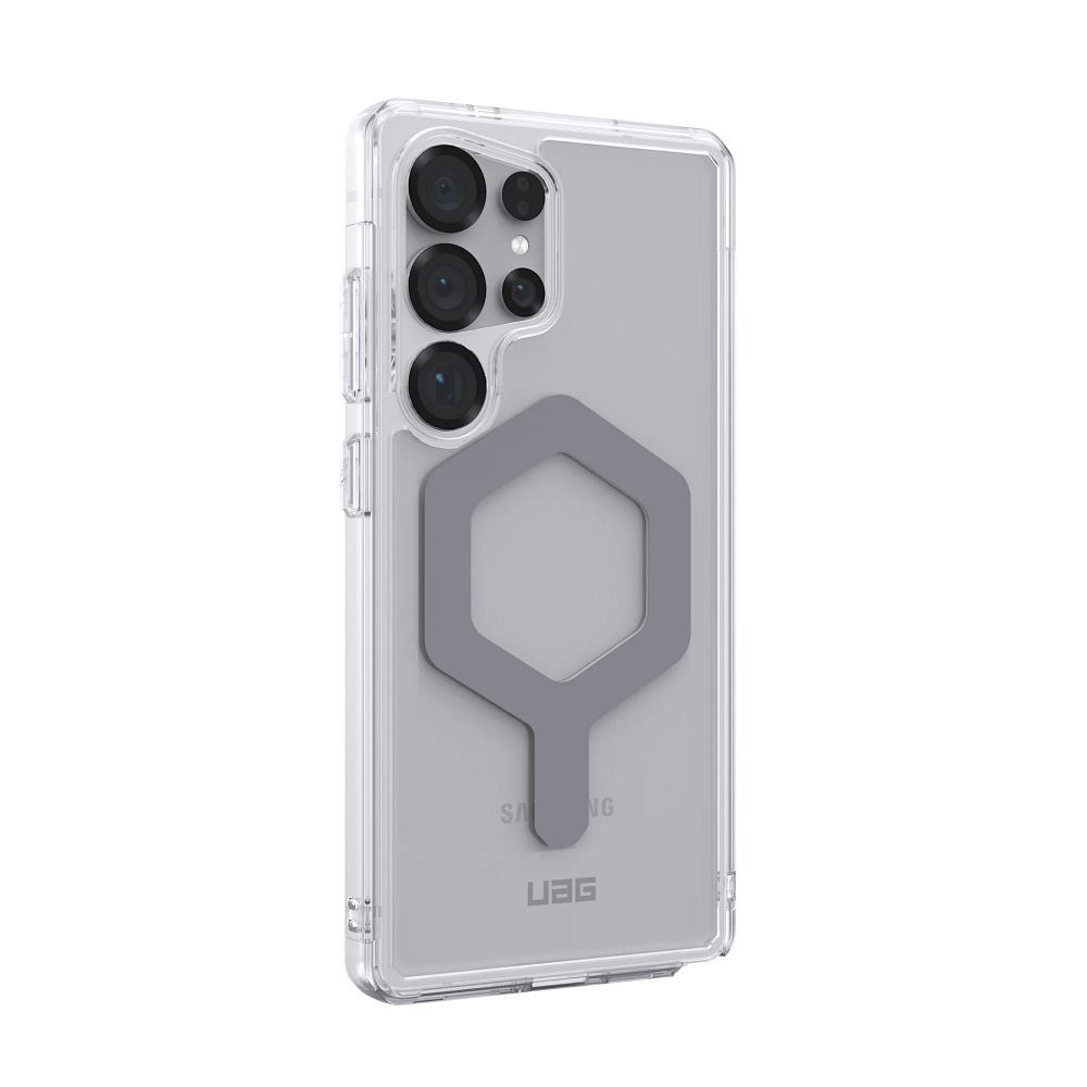UAG Urban Armor Gear case PLYO PRO with built-in magnet for SAMSUNG S25 Ultra 5G ice / silver