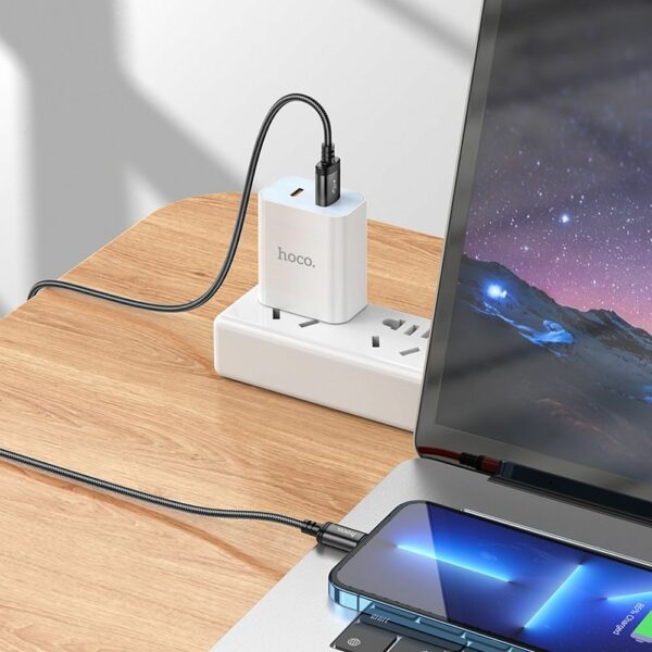 HOCO cable USB A to Lightning 2,4A X89 2 m black