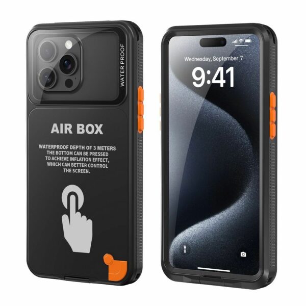 Waterproof case SHELLBOX AIRBOX 6.7 universal black