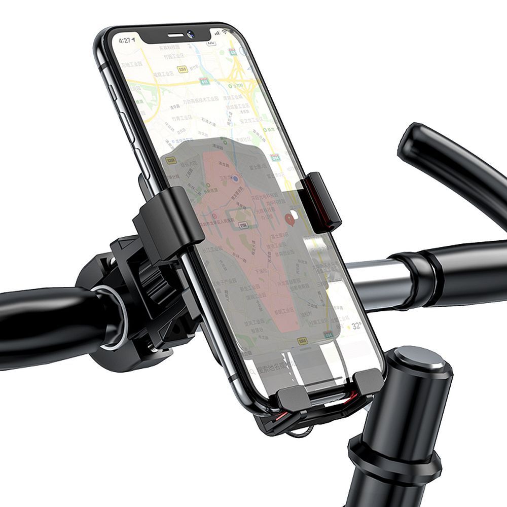 HOCO bike / motorcycle clamp holder for handlebar CA73 black red