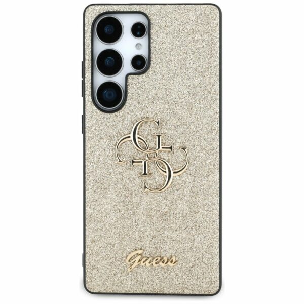 Θήκη Κινητού GUESS Glitter Big 4G Gold για Samsung S25 Ultra