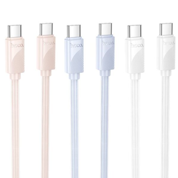 HOCO cable Type C to Type C 3A 60W X114 1 m white