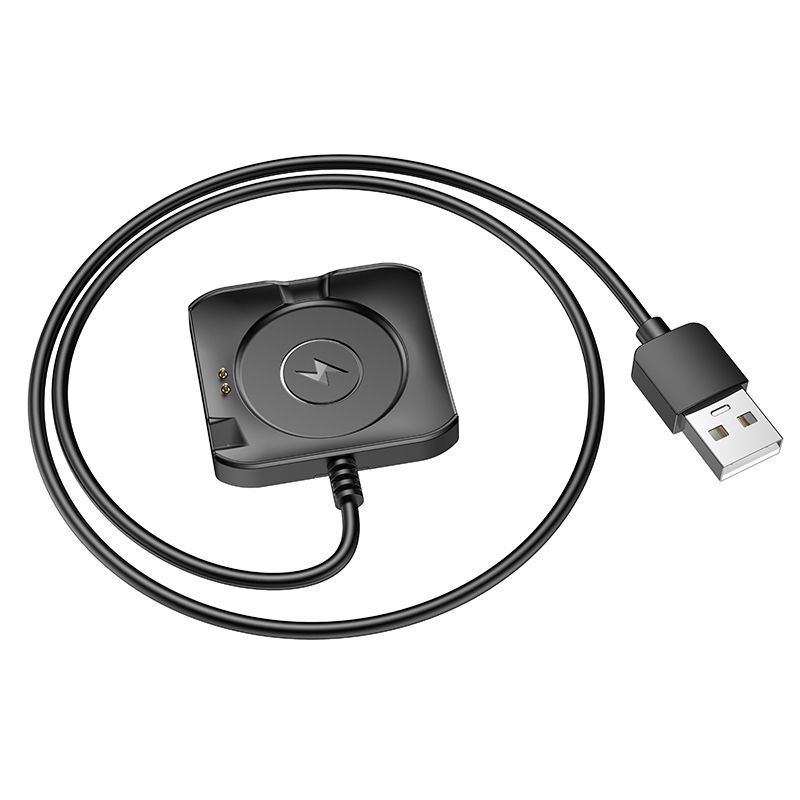 HOCO charging cable for smartwatch Y28 0,6 m black