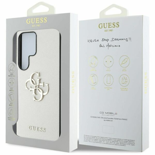 Θήκη Κινητού GUESS SAMSUNG S25 Ultra Beige με Λογότυπο 4G