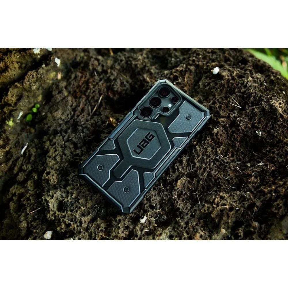 UAG Urban Armor Gear case PATHFINDER CLEAR MAGNET with built-in magnet for SAMSUNG S25 5G ash