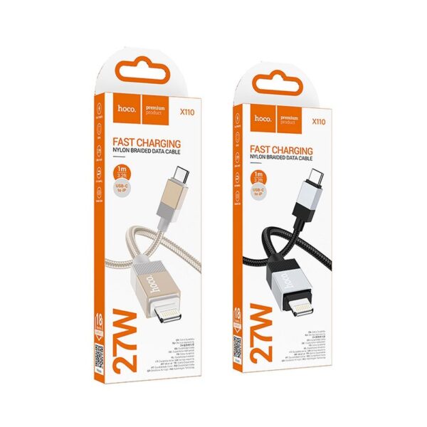 HOCO cable Type C to Lightning PD 27W X110 1 m black