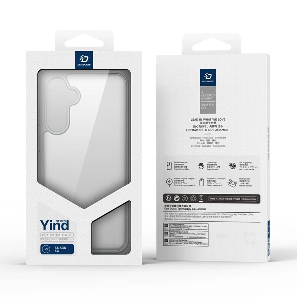 DUX DUCIS case YIND for SAMSUNG A36/56 5G grey