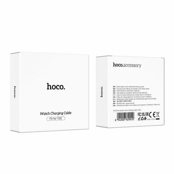 HOCO charging cable for smartwatch Y22 0,6 m black