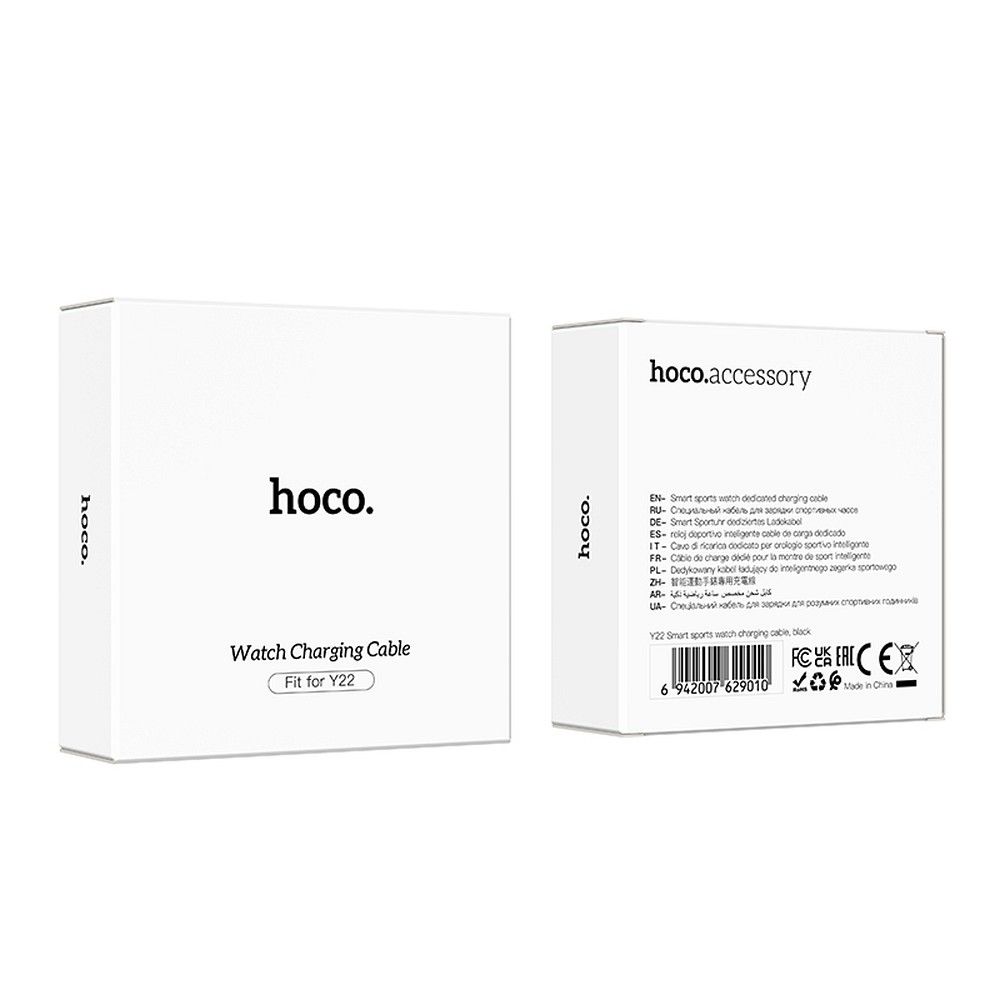 HOCO charging cable for smartwatch Y22 0,6 m black