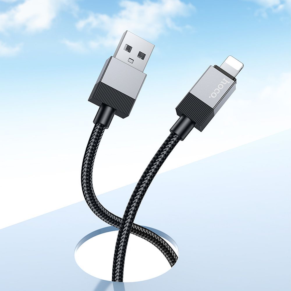 HOCO cable USB A to Lightning 2,4A X110 black