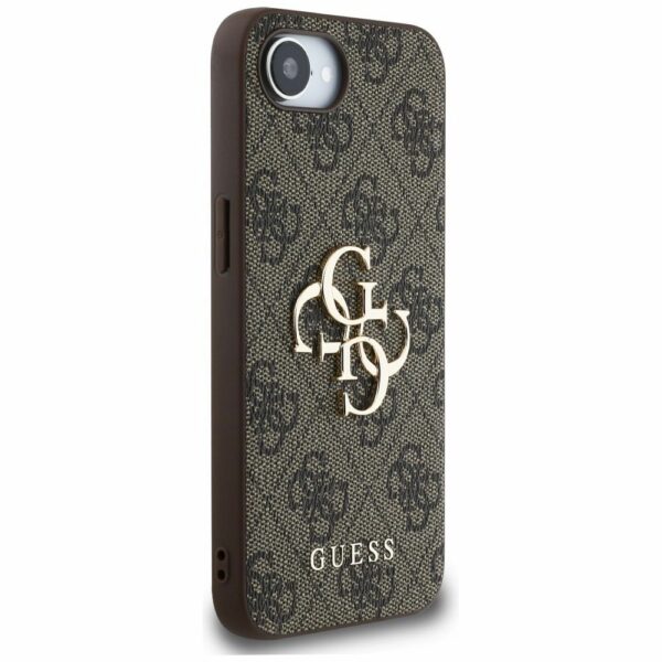 GUESS case for IPHONE 16e (SE 4 2025) GUHCPSE44GMGBR (4G PU Big Logo) brown