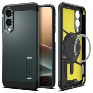 SPIGEN case TOUGH ARMOR compatible with MagSafe for SAMSUNG S25 Edge abyss green
