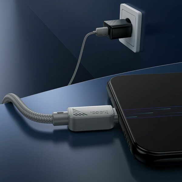 HOCO cable USB A to Micro USB 2,4A X113 1 m gray