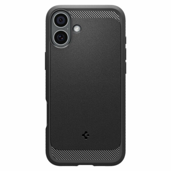 SPIGEN case RUGGED ARMOR MAG compatible with MagSafe for IPHONE 16 matte black