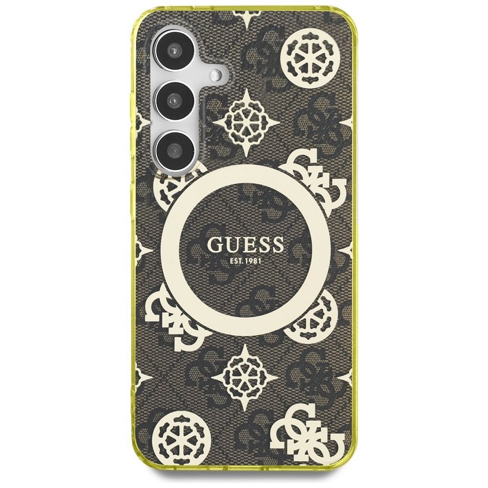 Θήκη Κινητού GUESS Samsung S25 Magnetic IML Peony Brown