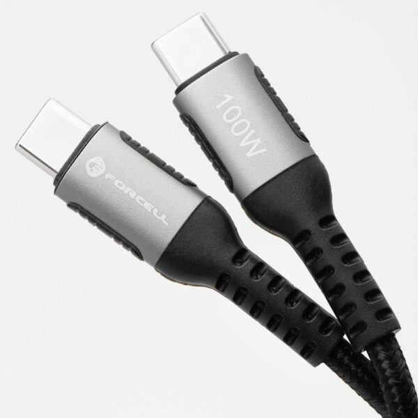 FORCELL F-ENERGY C260 cable Type C to Type C QC4.0 PD 5A 100W Cafule 2 m black