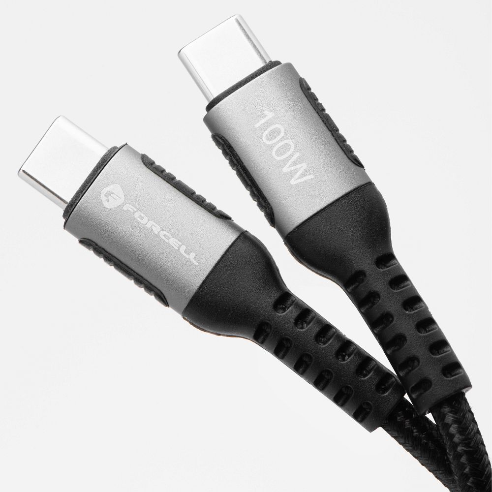 FORCELL F-ENERGY C260 cable Type C to Type C QC4.0 PD 5A 100W Cafule 2 m black