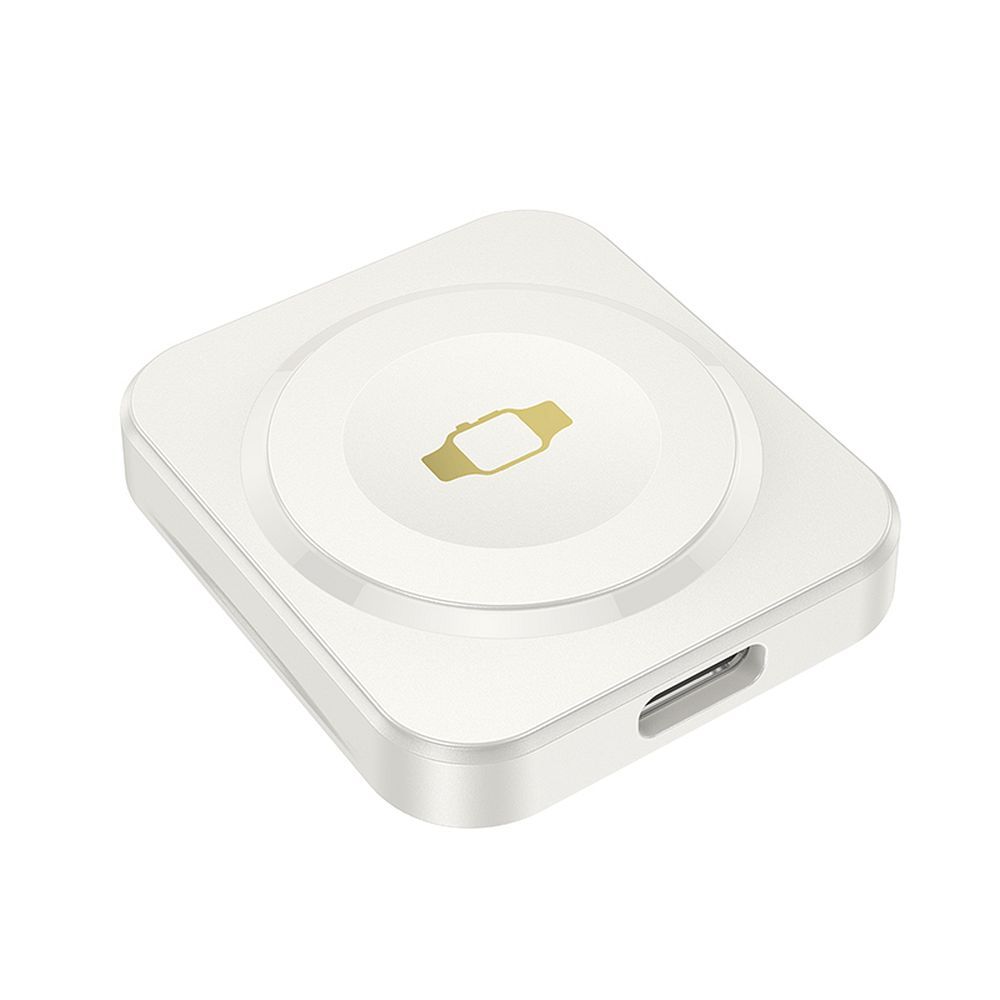 9a1f882b6ab861ac14c5e215fed1627a HOCO wireless charger compatible with APPLE iWatch 2,5W CQ16C milky white
