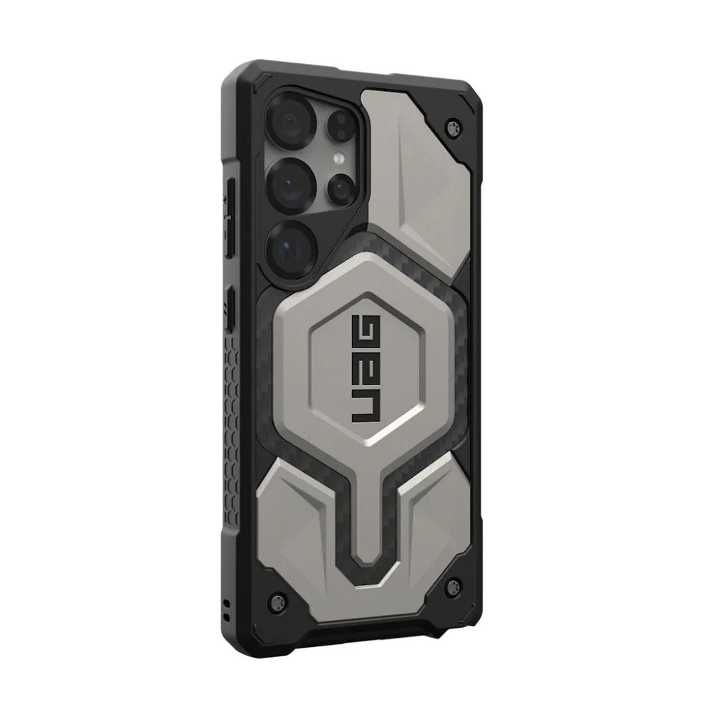 UAG Urban Armor Gear case MONARCH PRO with built-in magnet for SAMSUNG S25 Ultra 5G titanium