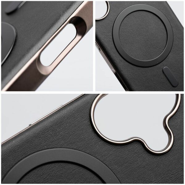 GENTLEMAN MAG COVER Case compatible with MagSafe for IPHONE 15 PRO black