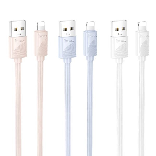 HOCO cable USB A to Lightning 2,4 A X114 1 m pink