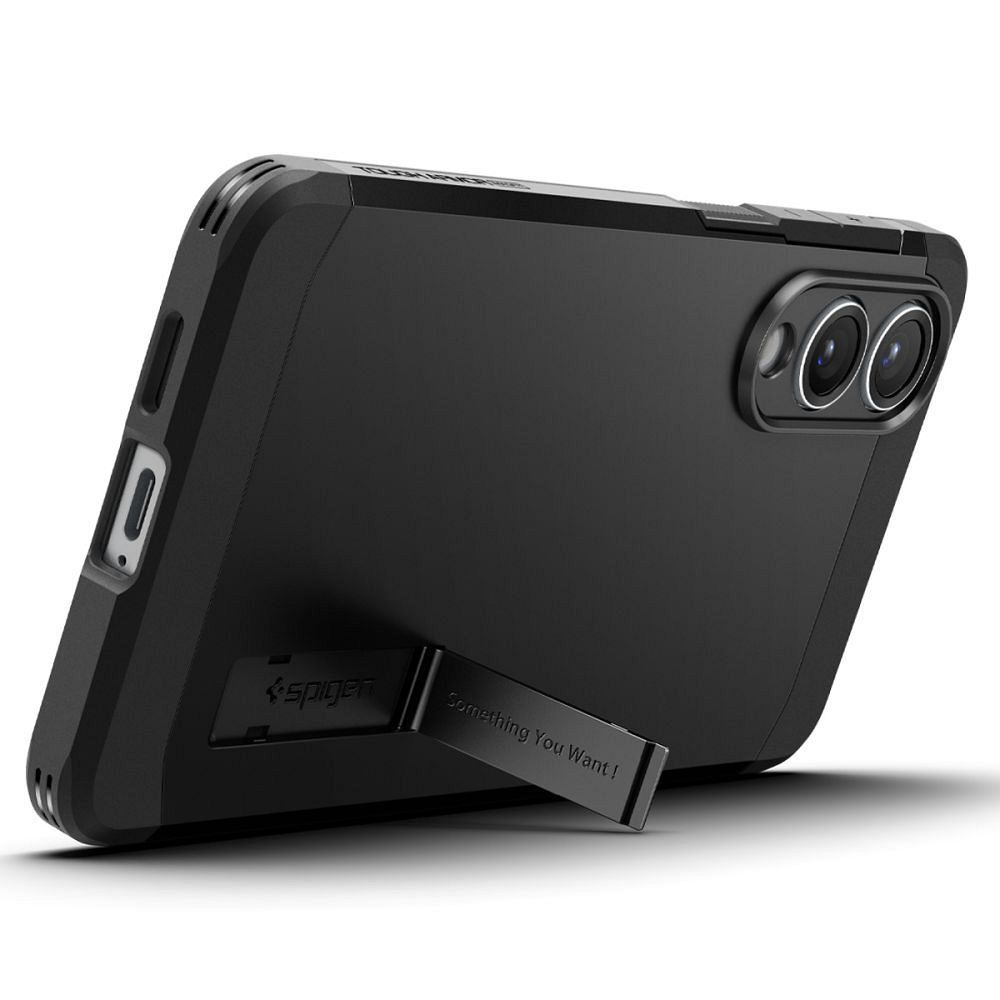 SPIGEN case TOUGH ARMOR compatible with MagSafe for SAMSUNG S25 Edge black