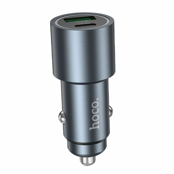 HOCO car charger USB A + Type C PD QC3.0 48W Z60 black