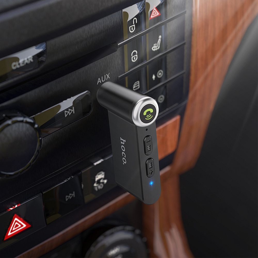 HOCO wireless car receiver AUX E58 black