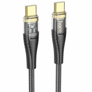 HOCO cable Type C to Type C 3A 60W U121 1,2 m black