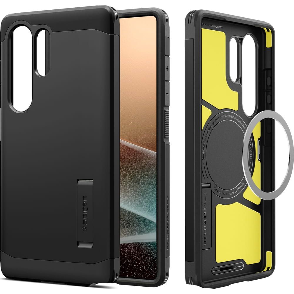 SPIGEN case TOUGH ARMOR compatible with MagSafe for SAMSUNG S25 Ultra black