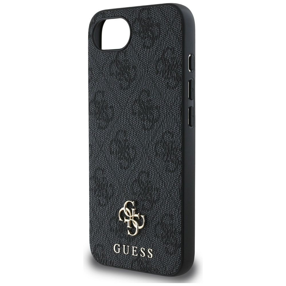 GUESS case for IPHONE 16e (SE 4 2025) compatible with MagSafe GUHMPSE4P4SM4MK (PU 4G Small 4G and Classic) black