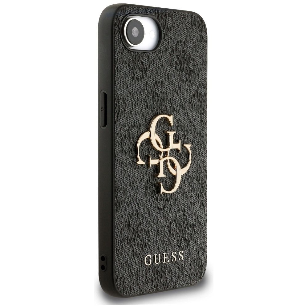 GUESS case for IPHONE 16e (SE 4 2025) GUHCPSE44GMGGR (4G PU Big Logo) black