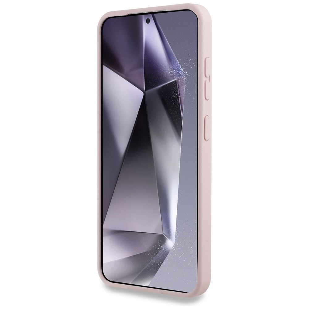 KARL LAGERFELD case for SAMSUNG S25 Plus KLHMS25MSKCHTCP (Magnetic Silicone Double Heads) pink