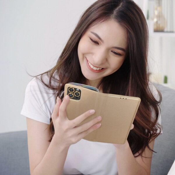 SMART CASE Book for SAMSUNG A13 4G gold