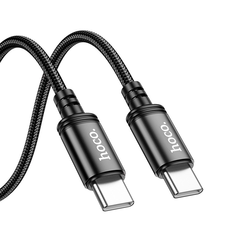 Cable USB C to USB C Hoco 3A 60W 2 m X89 black